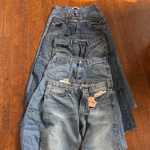 Levi's Assorted Blue Denim Jeans - Picture 1 of 7
